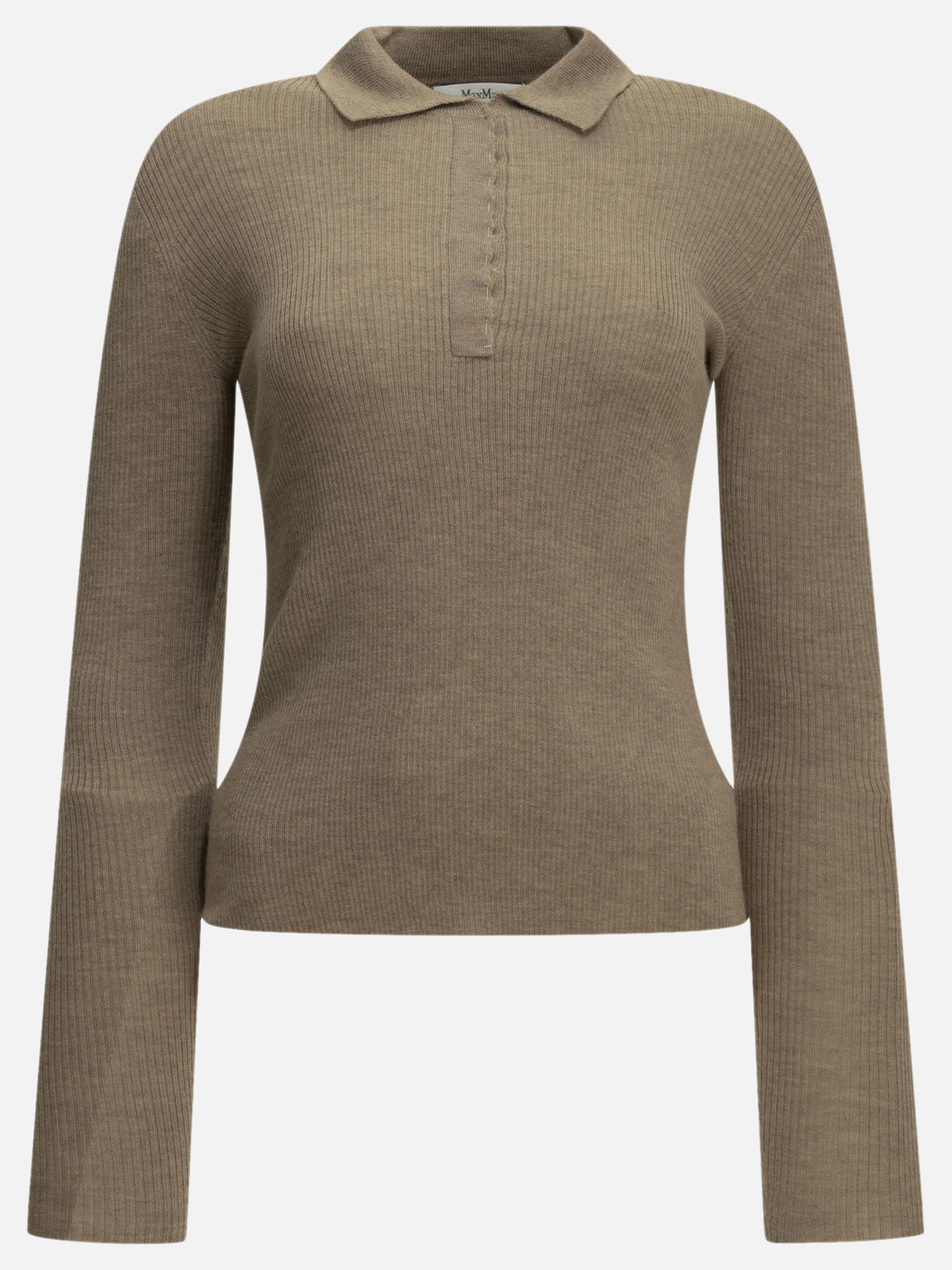 Max Mara Cashmere polo shirt Beige

