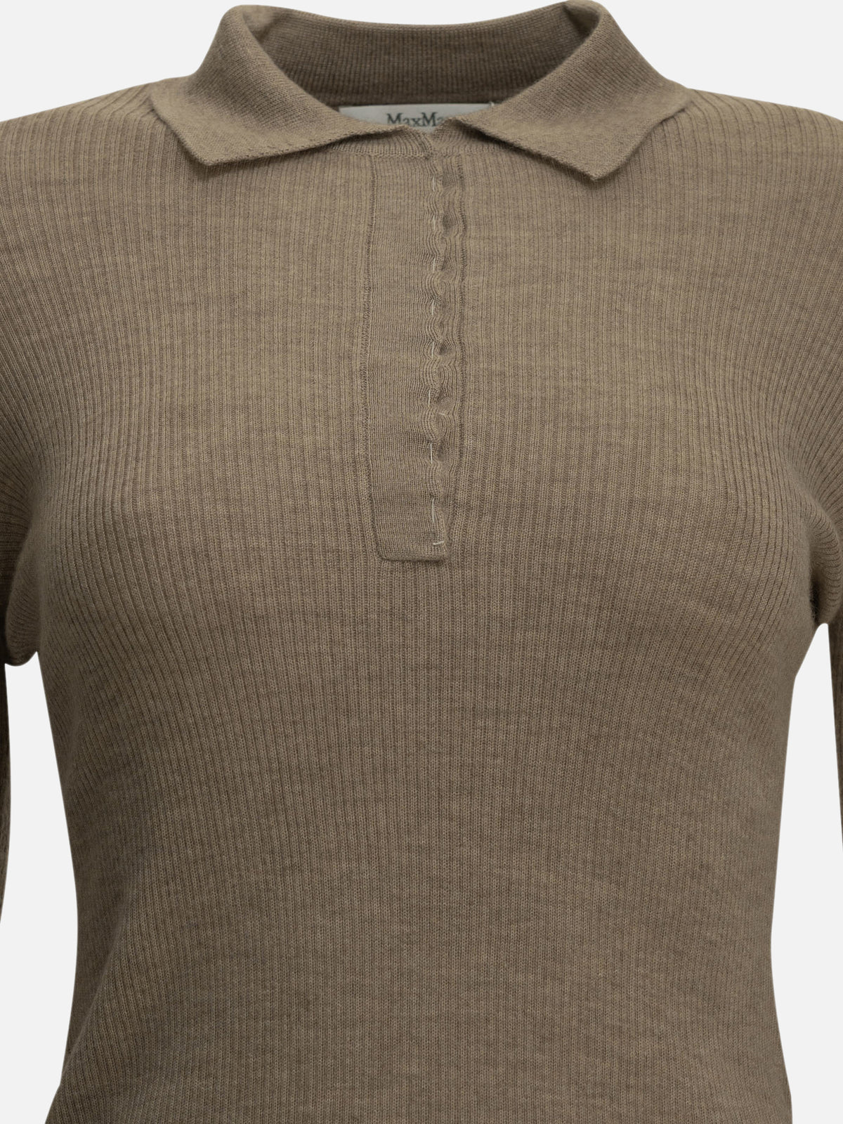 Max Mara Cashmere polo shirt Beige

