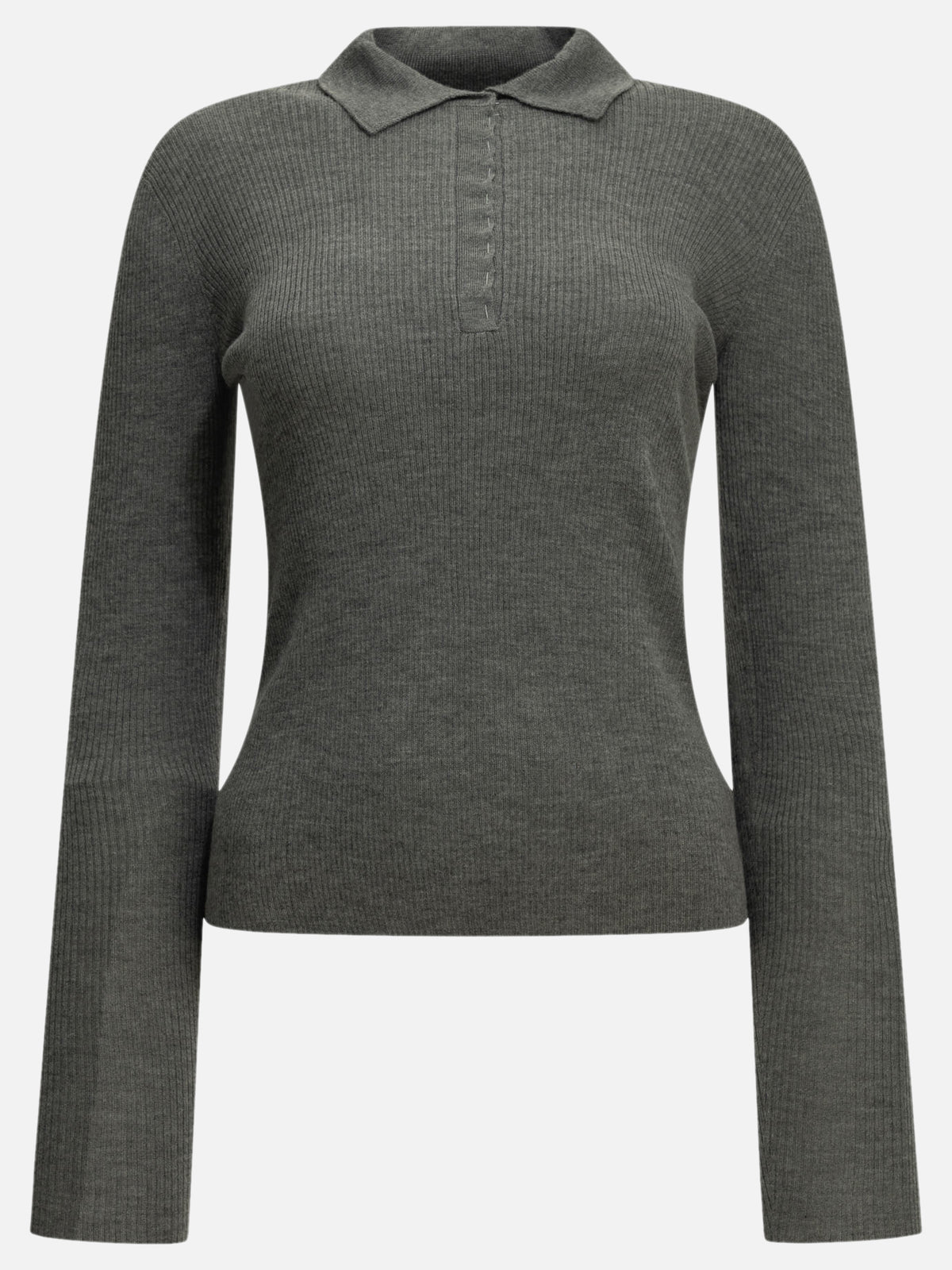 Max Mara Cashmere polo shirt Grey - VIETTI