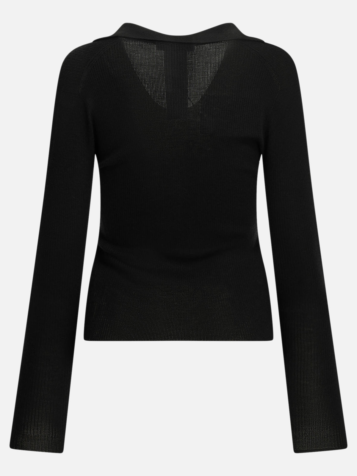 Max Mara Cashmere polo shirt Black

