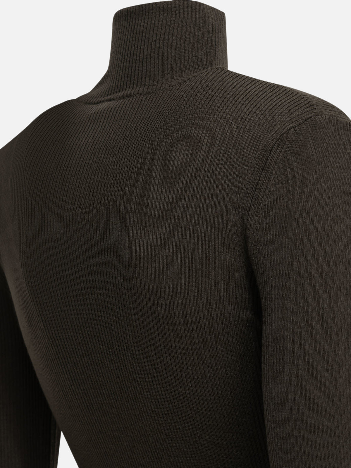 Max Mara Virgin wool turtleneck sweater Brown

