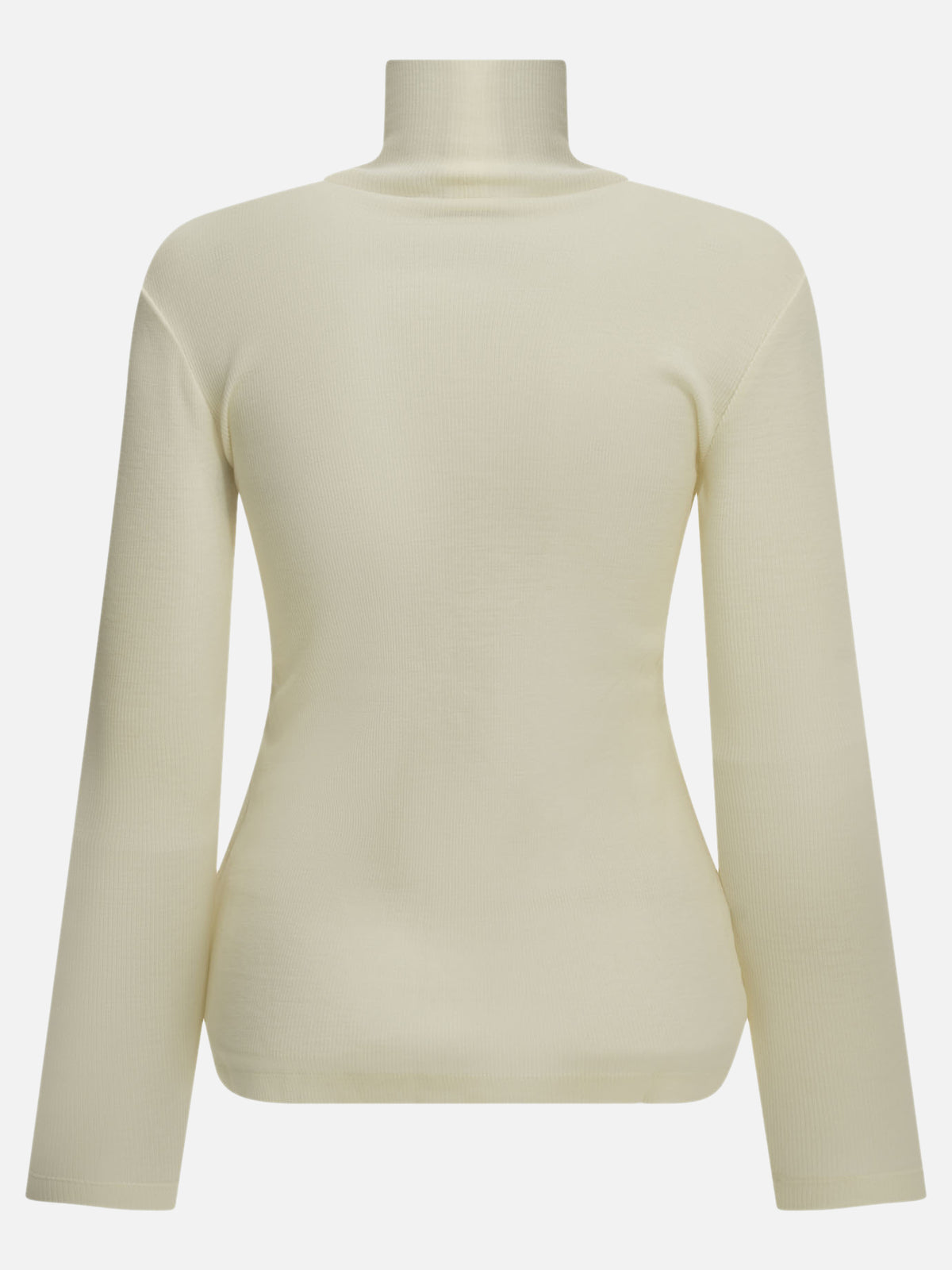 Max Mara Wool jersey turtleneck sweater White

