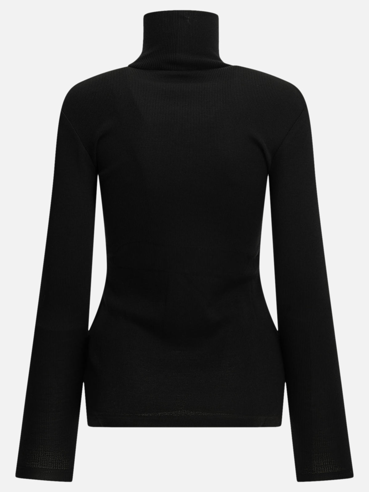 Max Mara Wool jersey turtleneck sweater Black

