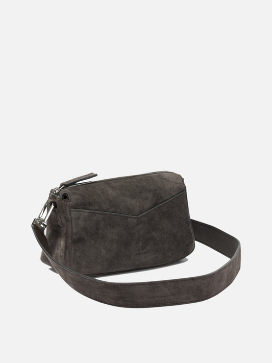Max Mara Small suede handbag Brown


