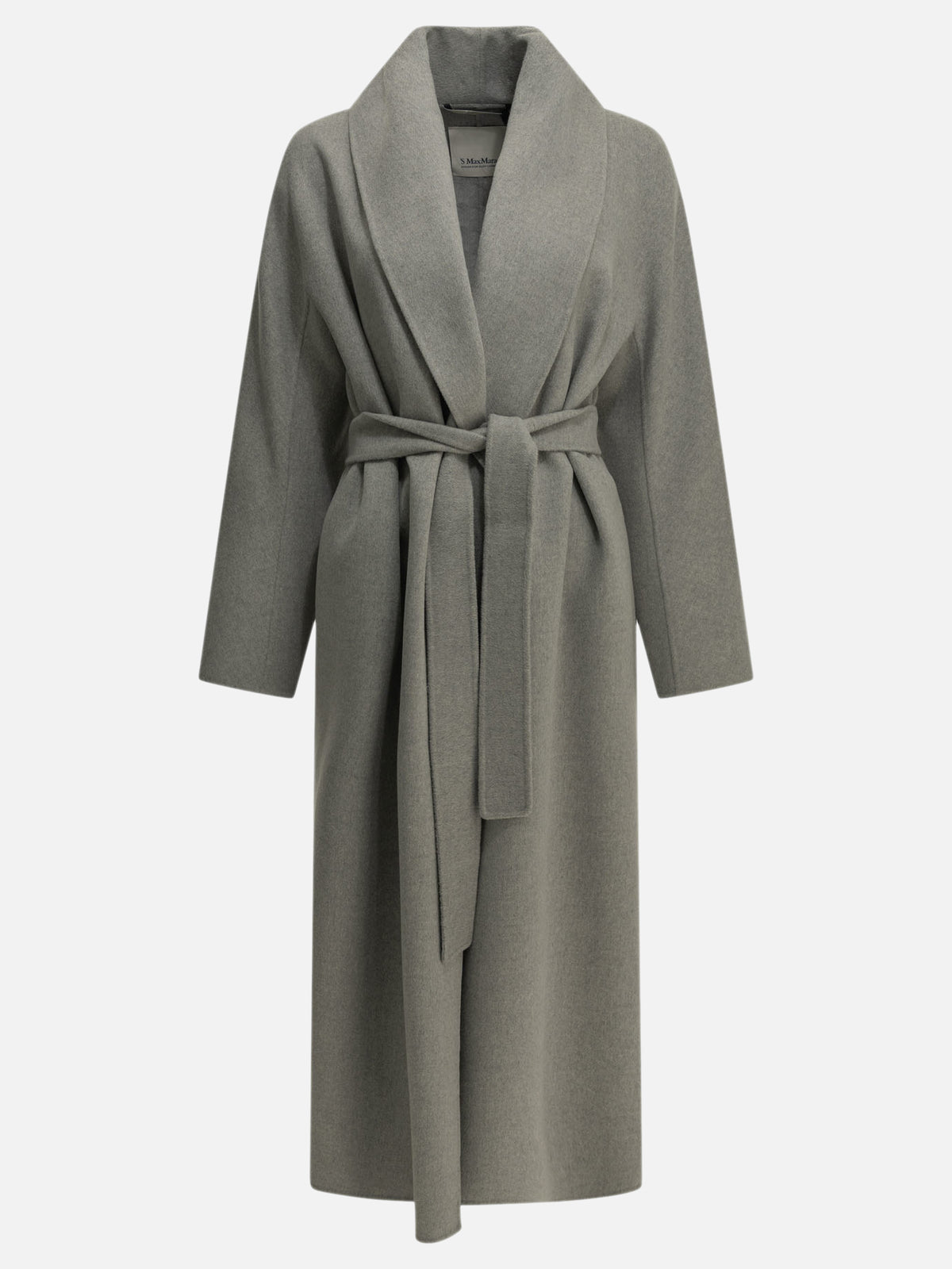 Max Mara S Long wool coat Grey - VIETTI