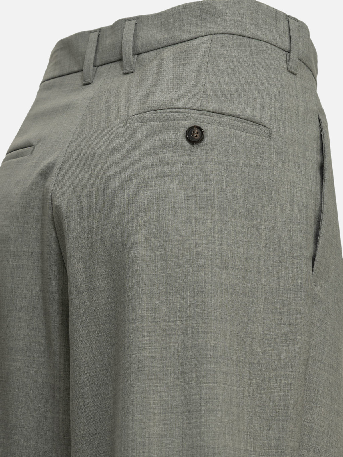 Max Mara S Tailored wool pants Grey

