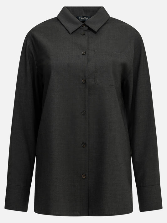 Casual shirts Solid colour  Grey - Max Mara S Women | PDP | VIETTI Online Store 
