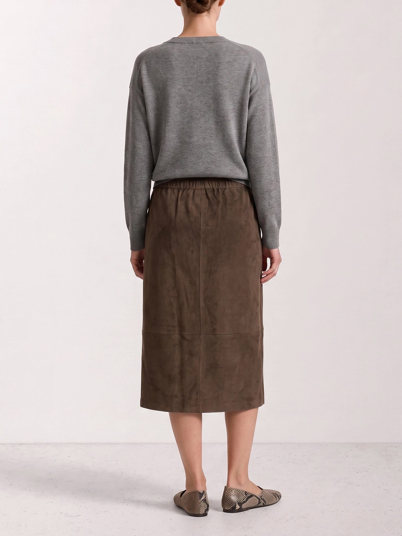 Gonne Solid colour  Brown - Max Mara S Women | PDP | VIETTI Online Store | Zoom-Modal_3
