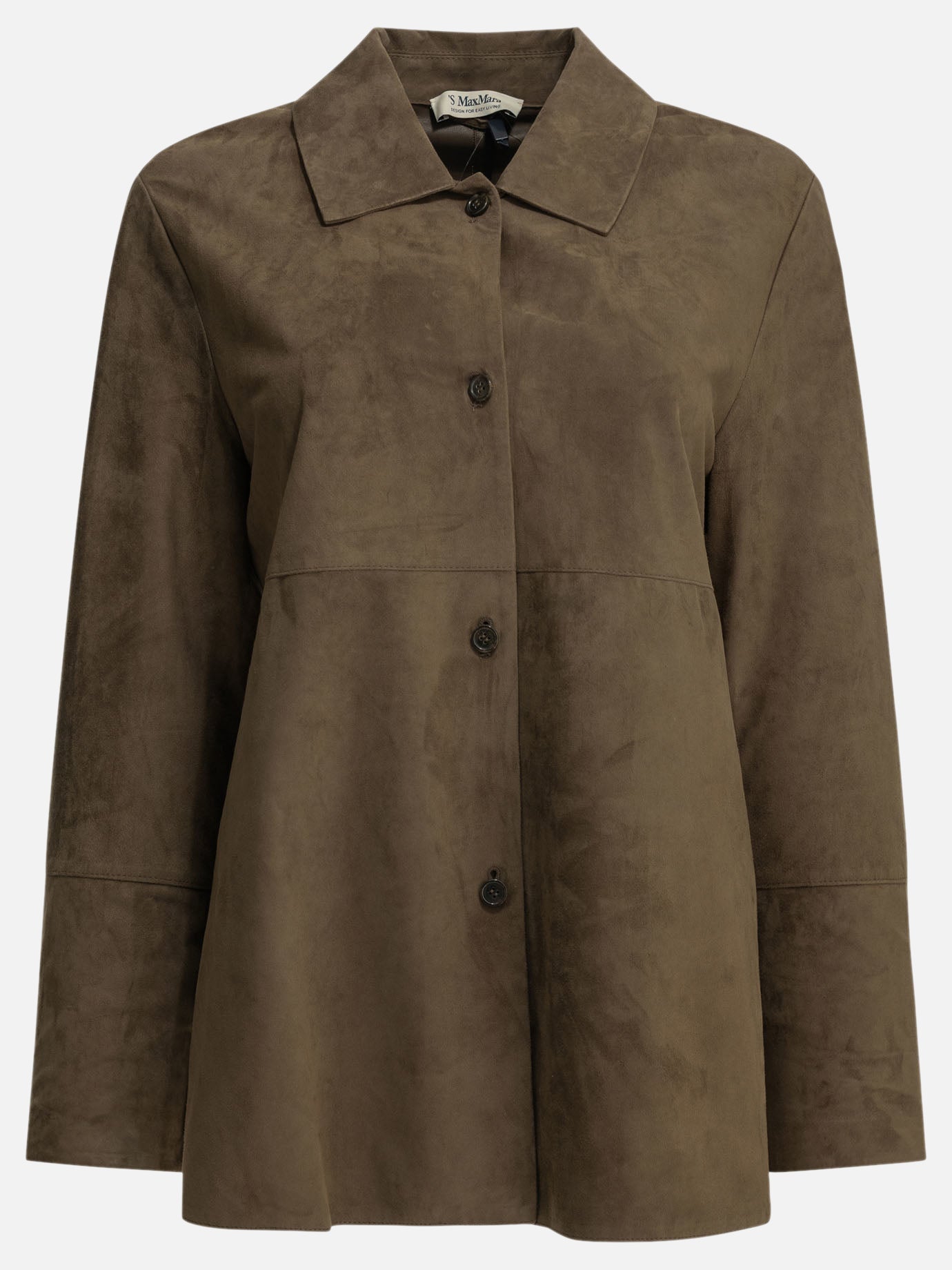 Leather jackets Solid colour  Brown - Max Mara S Women | PDP | VIETTI Online Store | thumbnail
