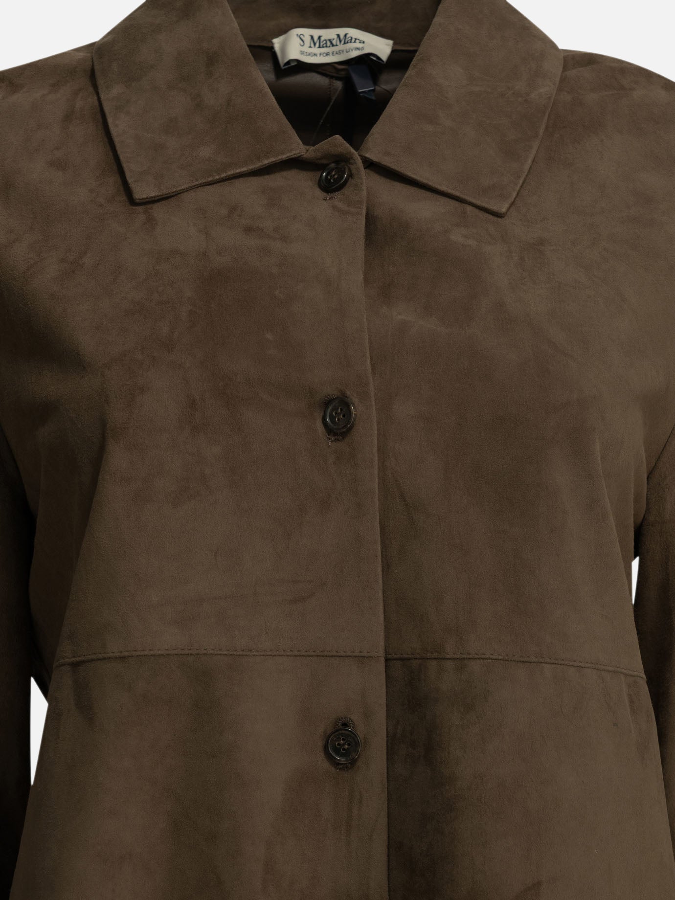 Leather jackets Solid colour  Brown - Max Mara S Women | PDP | VIETTI Online Store | thumbnail_3