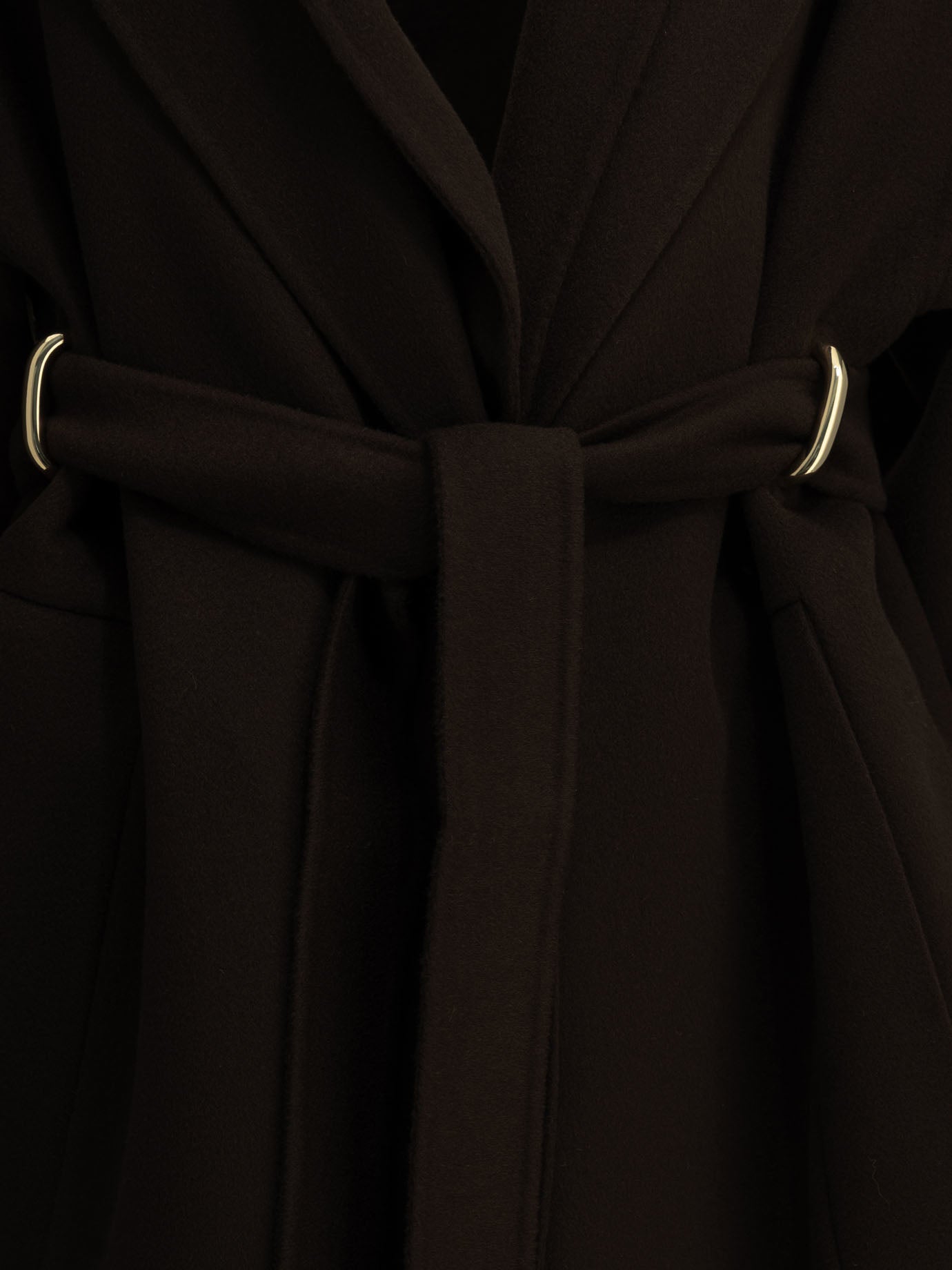 Max Mara Sportmax Long coat in pure wool Brown - VIETTI