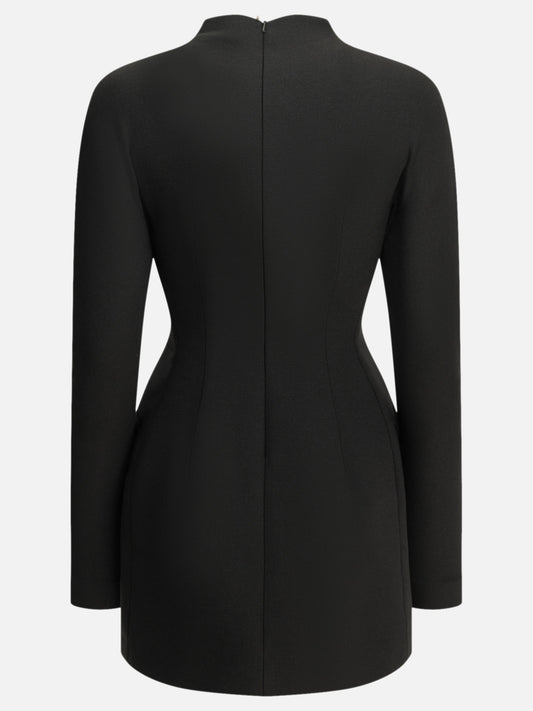 Max Mara Sportmax Short dress made of stretch wool Black

