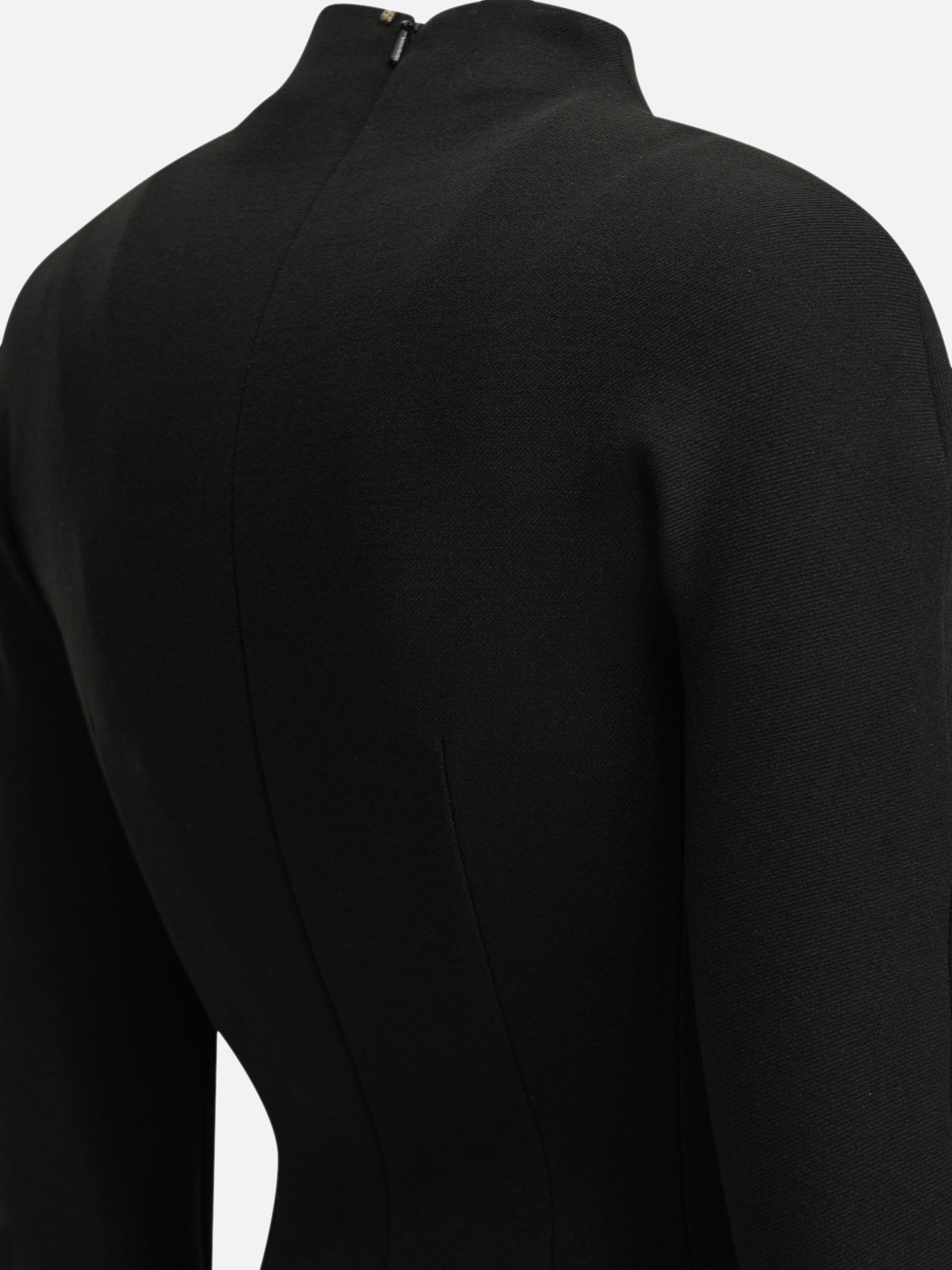 Max Mara Sportmax Short dress made of stretch wool Black

