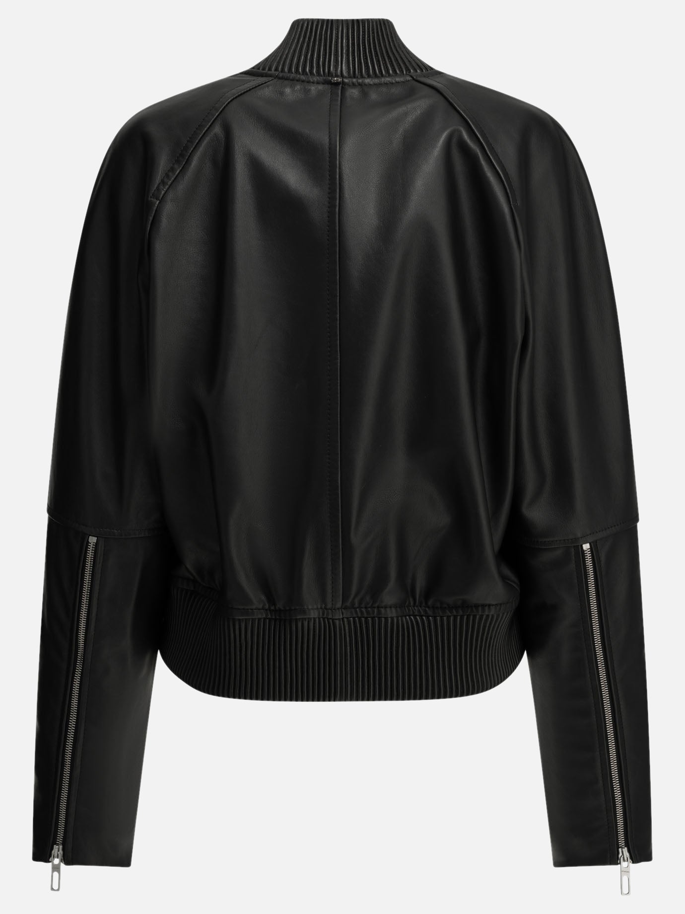 Leather jackets Solid colour  Black - Max Mara Sportmax Women | PDP | VIETTI Online Store | Zoom-Modal_4
