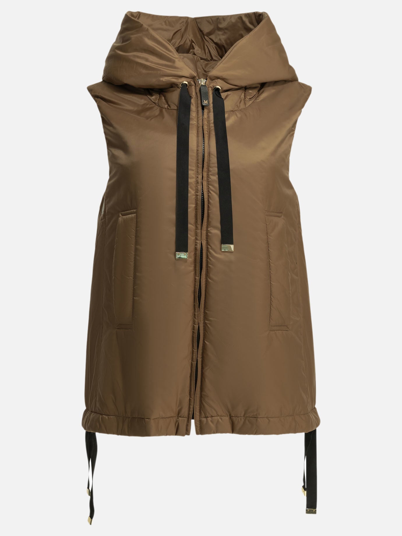 Vest jackets Solid colour  Brown - Max Mara The Cube Women | PDP | VIETTI Online Store | Zoom-Modal
