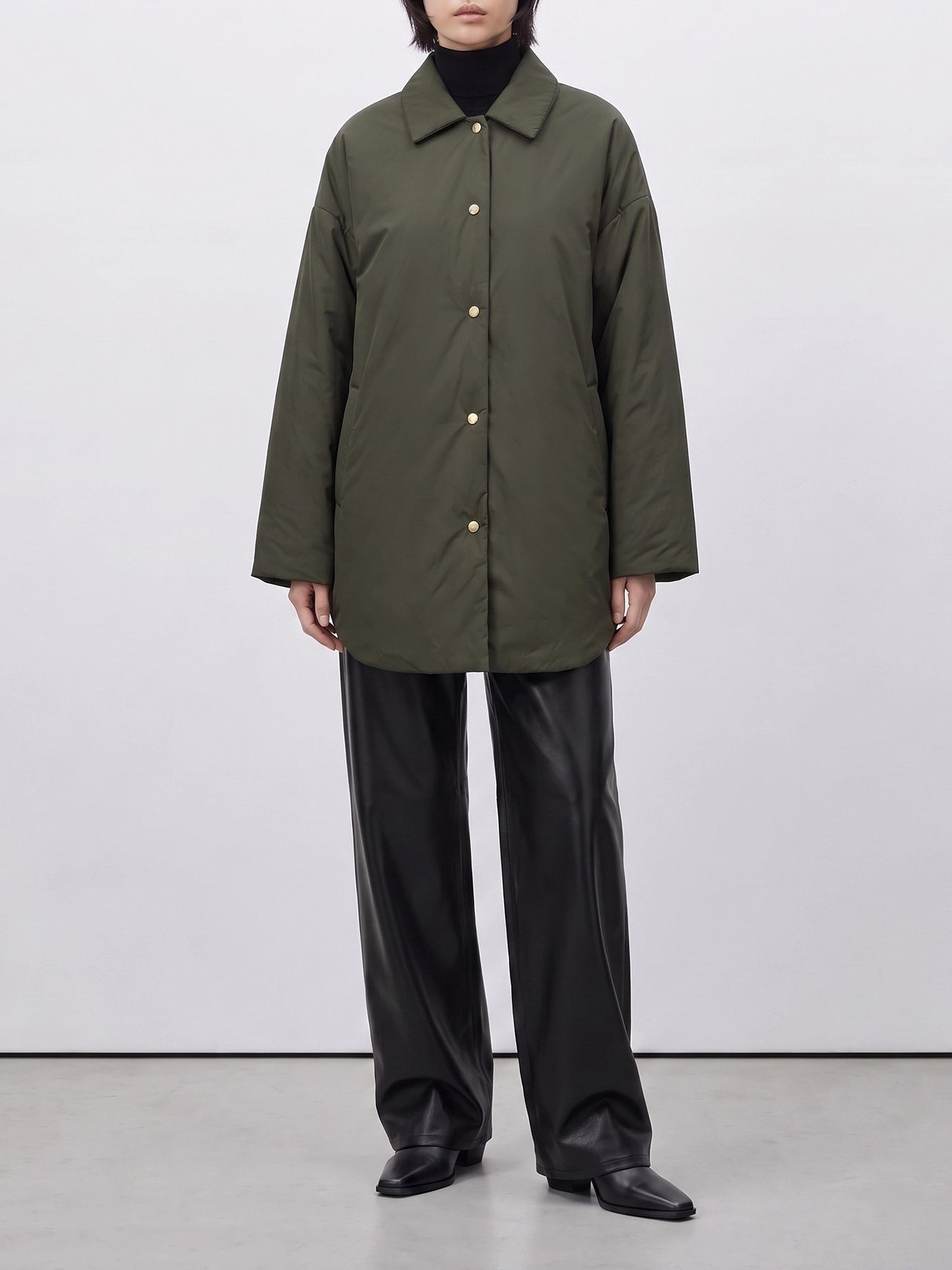 Quilted & Utility Jackets Solid colour  Green - Max Mara The Cube Women | PDP | VIETTI Online Store | thumbnail_2