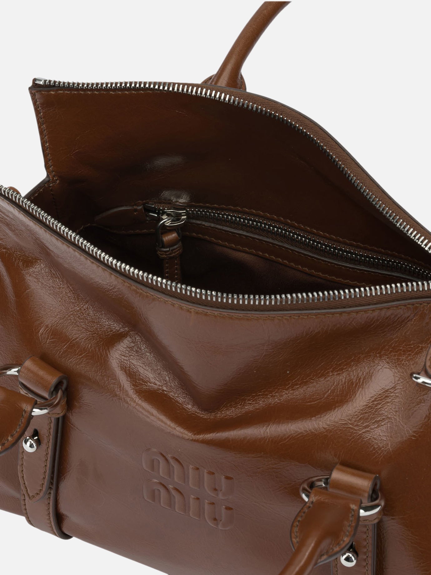 Small bags 100% calf leather - Lining: 100% cotton  Brown - Miu Miu Women | PDP | VIETTI Online Store | Zoom-Modal_5
