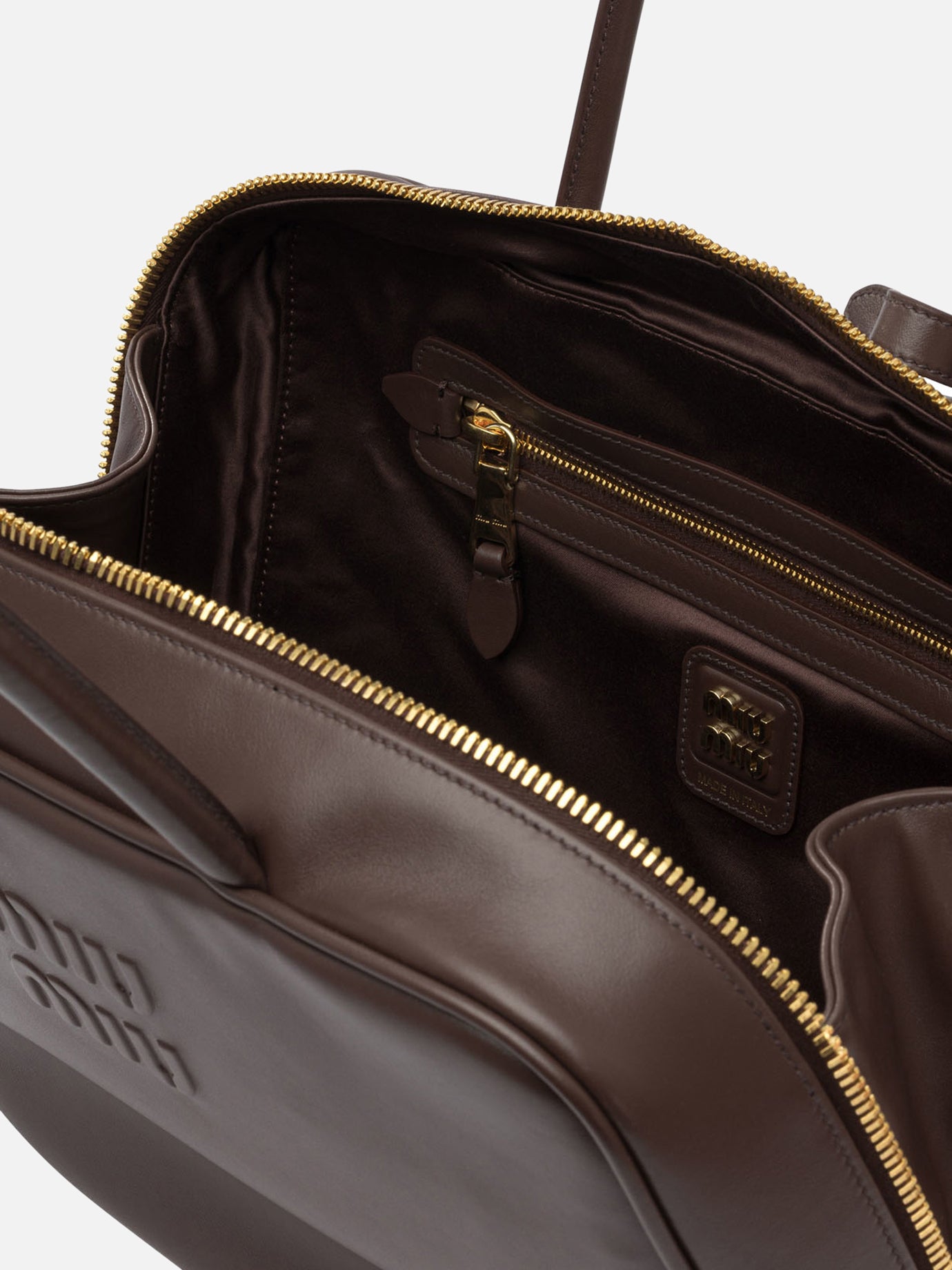 Medium bags 100% calf leather  Brown - Miu Miu Women | PDP | VIETTI Online Store | Zoom-Modal_5
