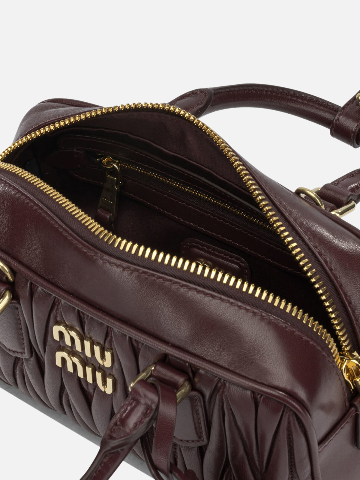 Miu Miu "Arcadie" small handbag Bordeaux

