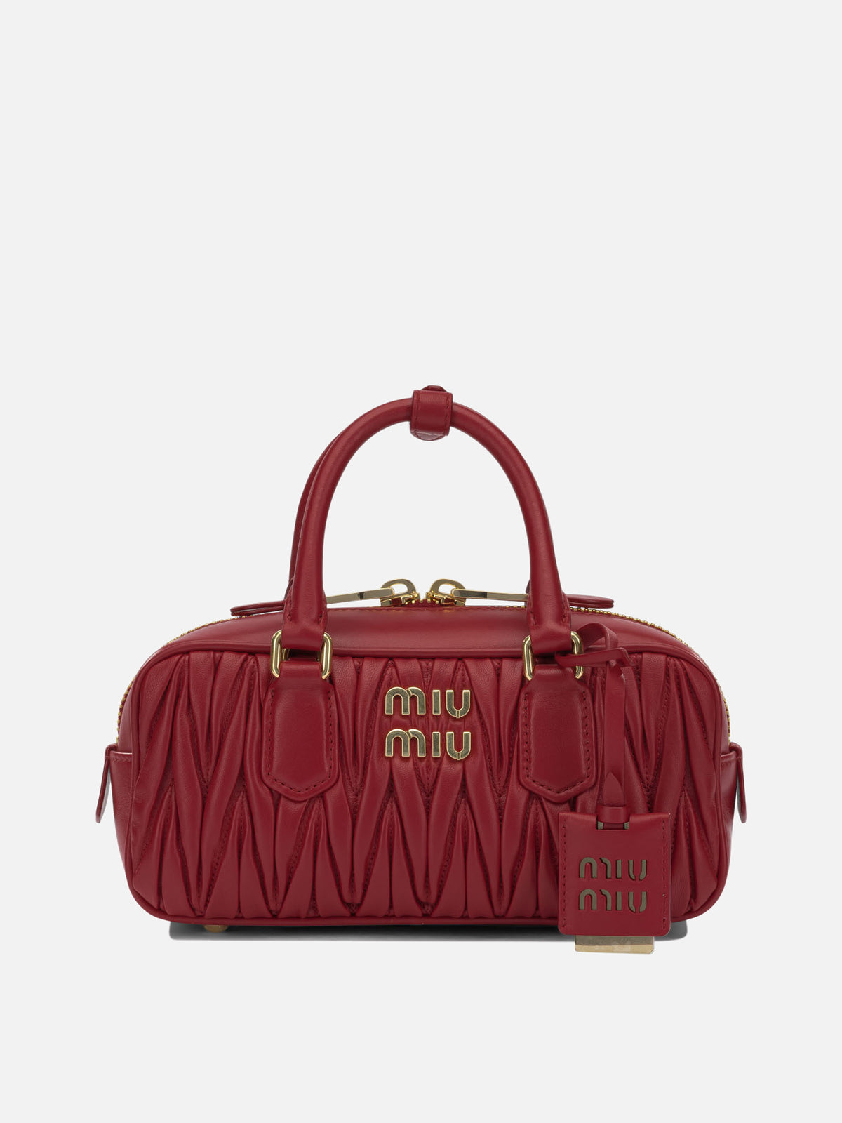 Miu Miu Small logo shoulder bag Brown - Women | VIETTI Online Store