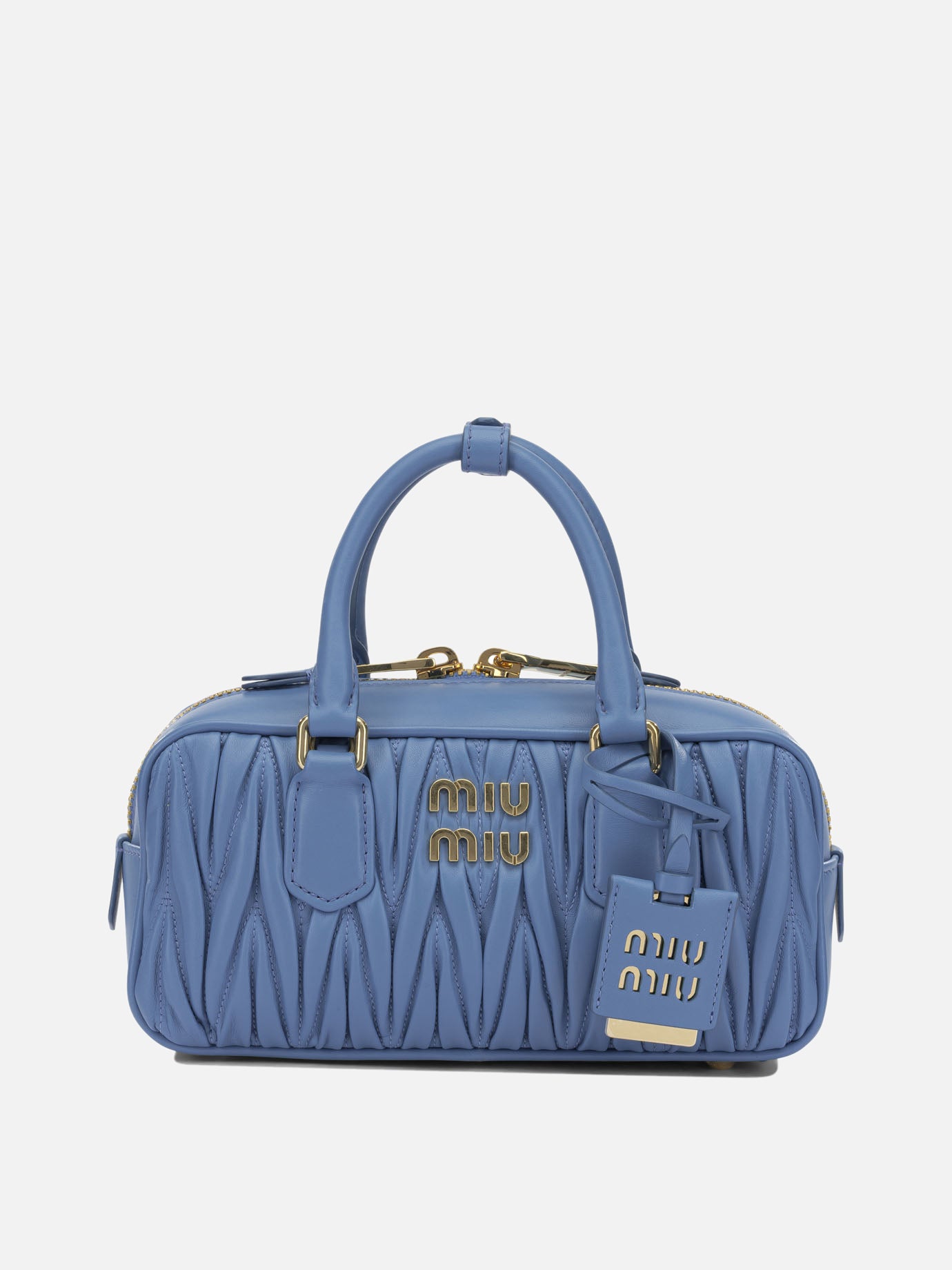 Borse piccole 100% lamb leather  Azzurro - Miu Miu Donna | PDP | VIETTI Online Store | thumbnail