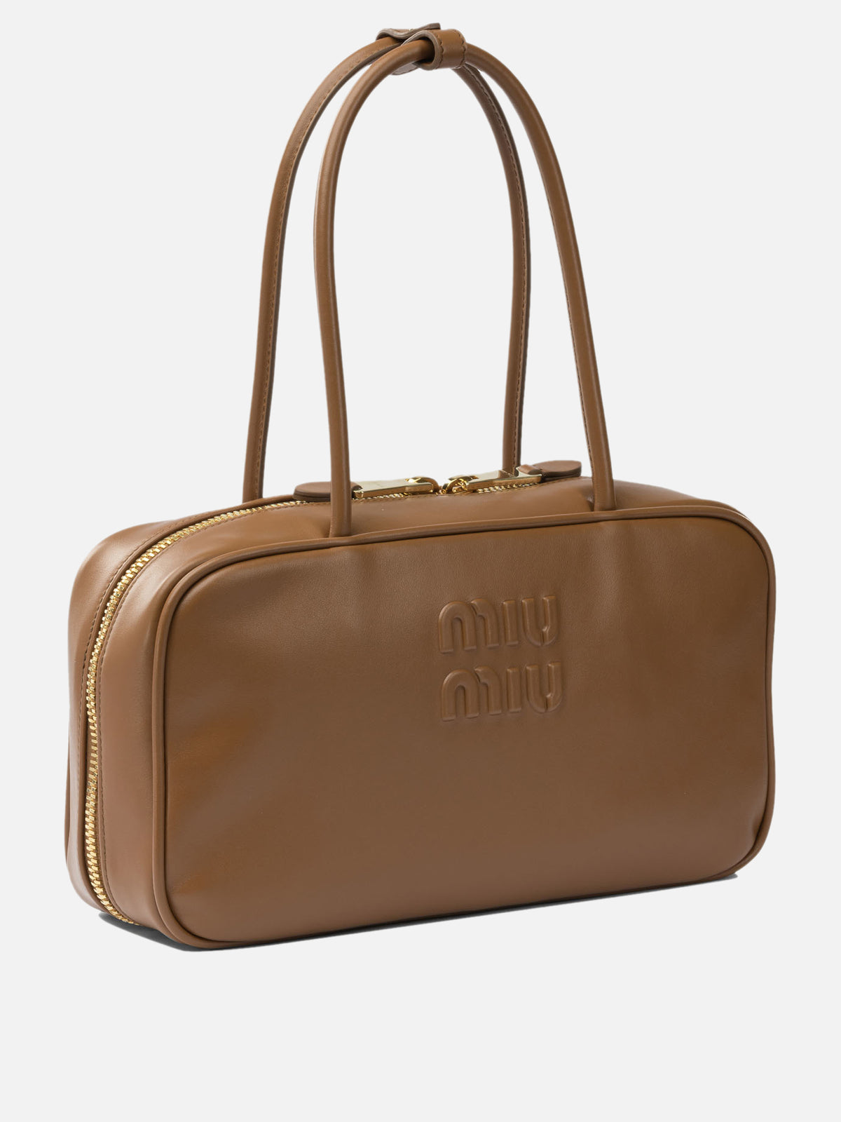 Miu Miu "Beau" Medium Handbag Brown

