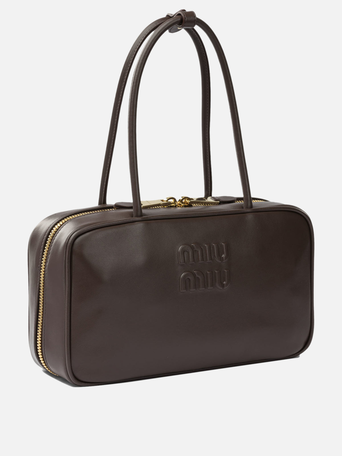 Miu Miu "Beau" Medium Handbag Brown

