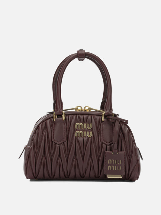 Small bags 100% lamb leather  Bordeaux - Miu Miu Women | PLP | VIETTI Online Store 
