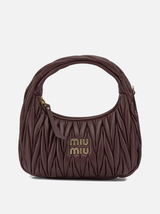 Small bags Logo  Bordeaux - Miu Miu Women | PDP | VIETTI Online Store 
