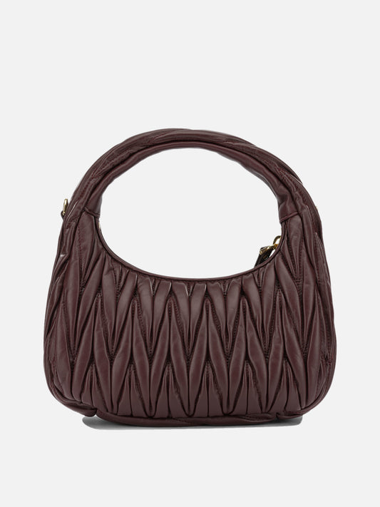 Miu Miu "Wander" Small handbag Bordeaux

