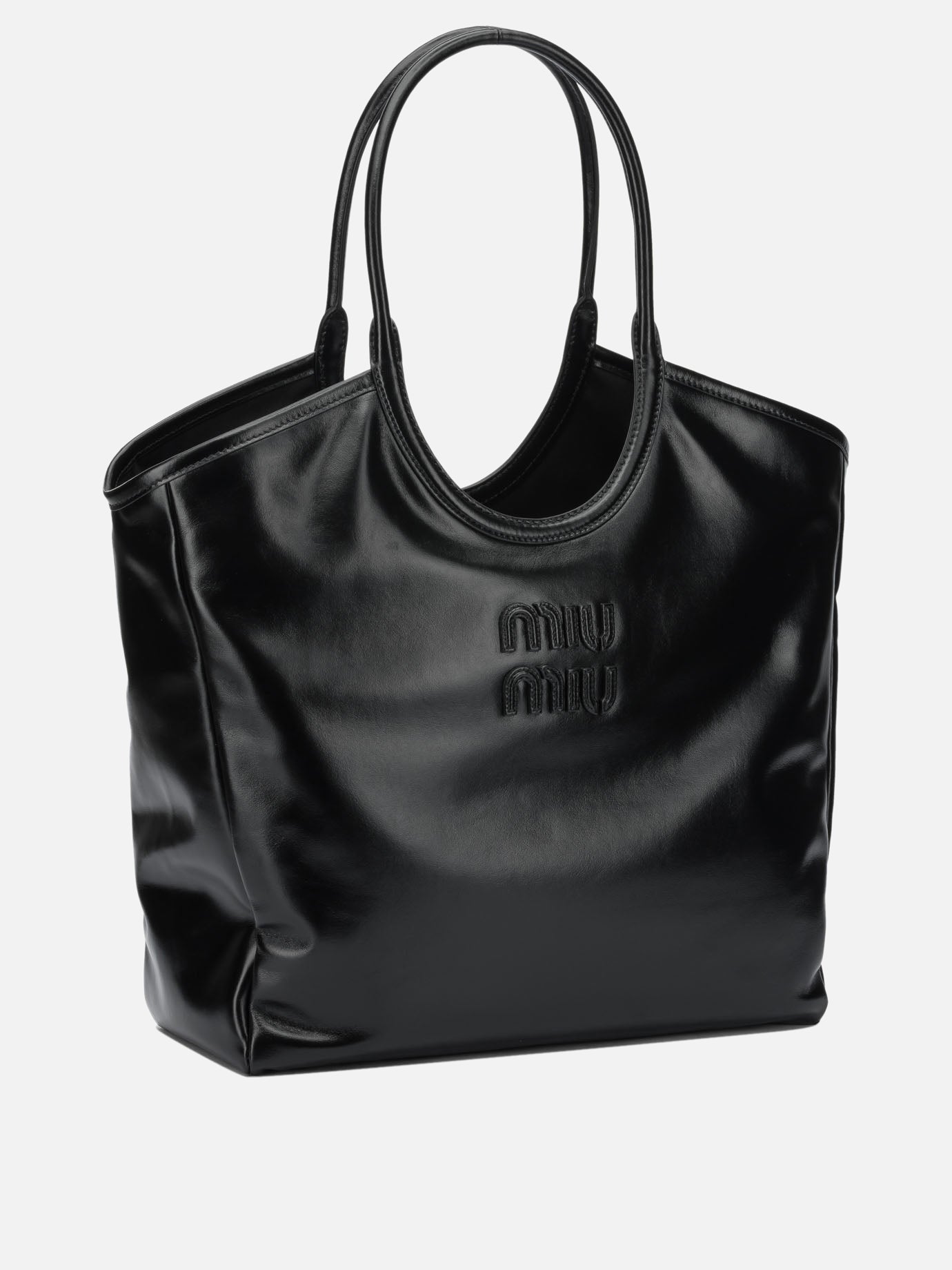 Borse medie 100% calf leather  Nero - Miu Miu Donna | PDP | VIETTI Online Store | thumbnail_2