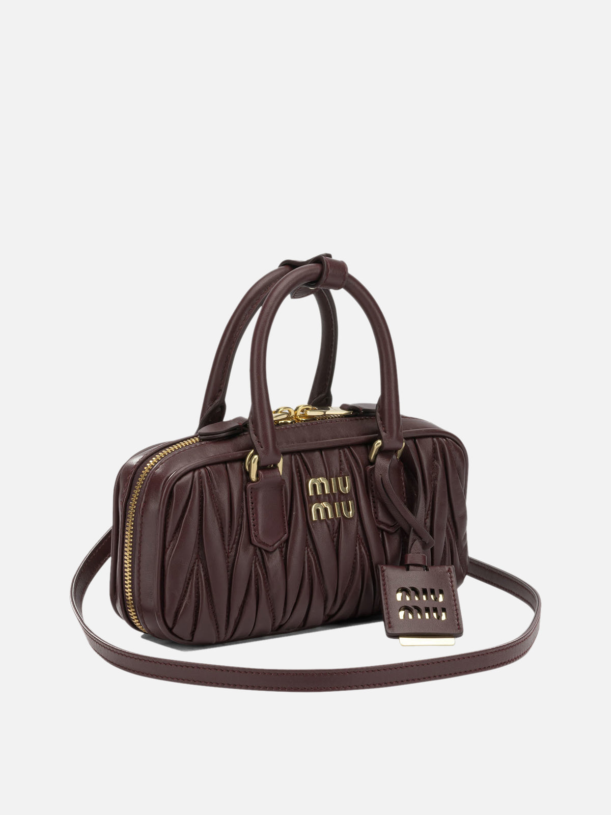 Miu Miu "Arcadie" Mini Handbag Bordeaux

