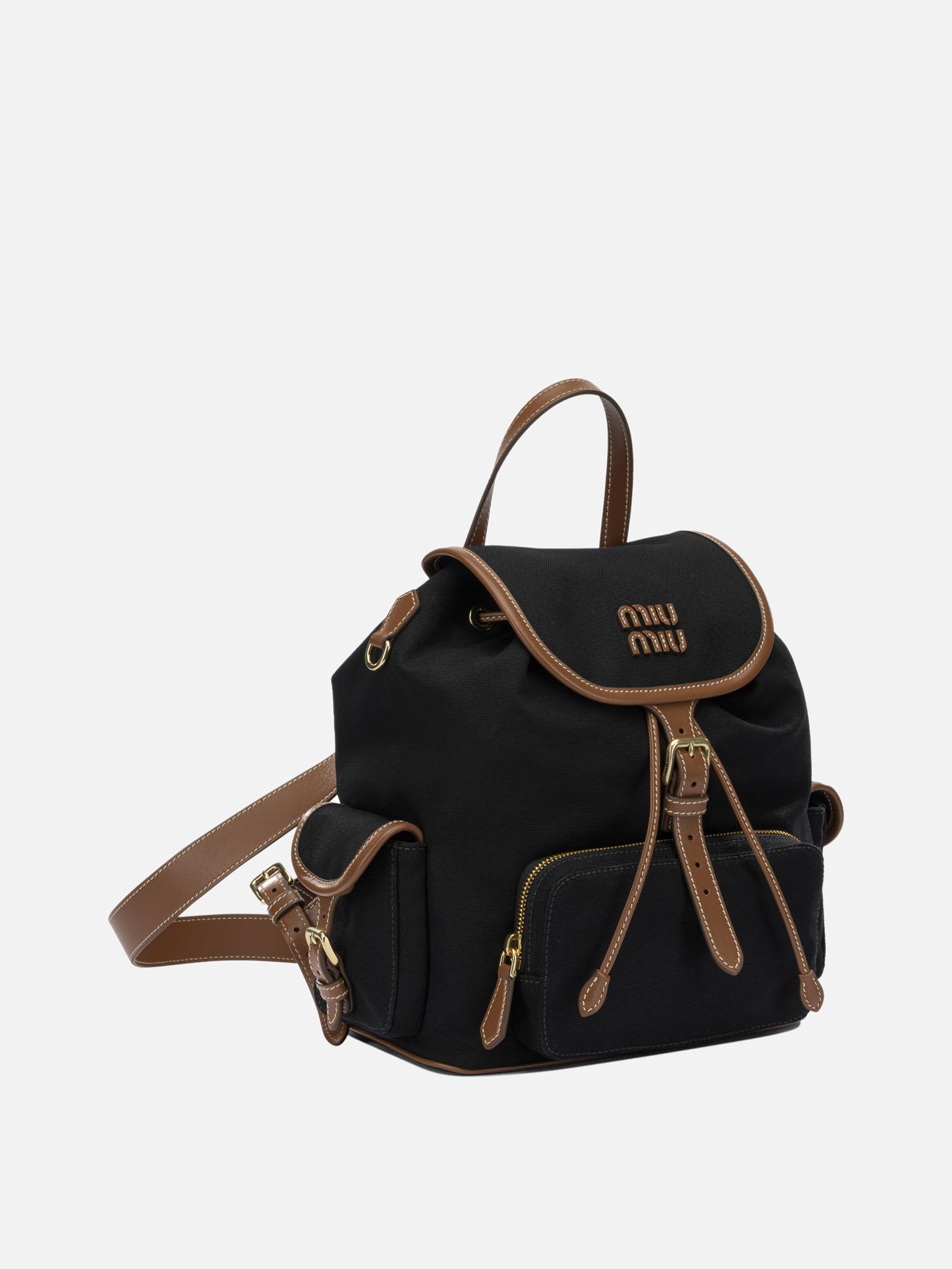 Casual backpacks 5BZ042  Black - Miu Miu Women | PDP | VIETTI Online Store | thumbnail_2
