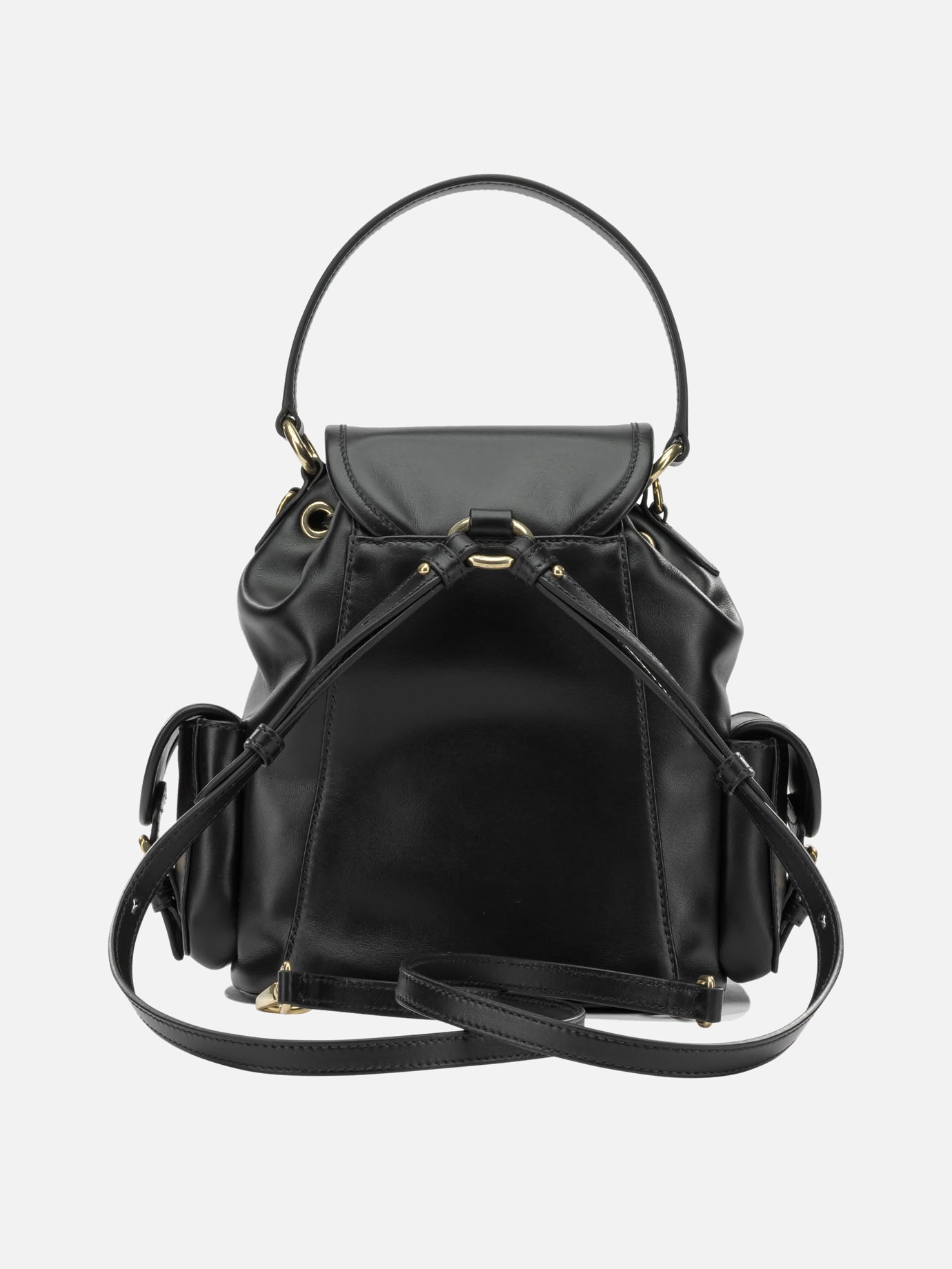 Leather backpack