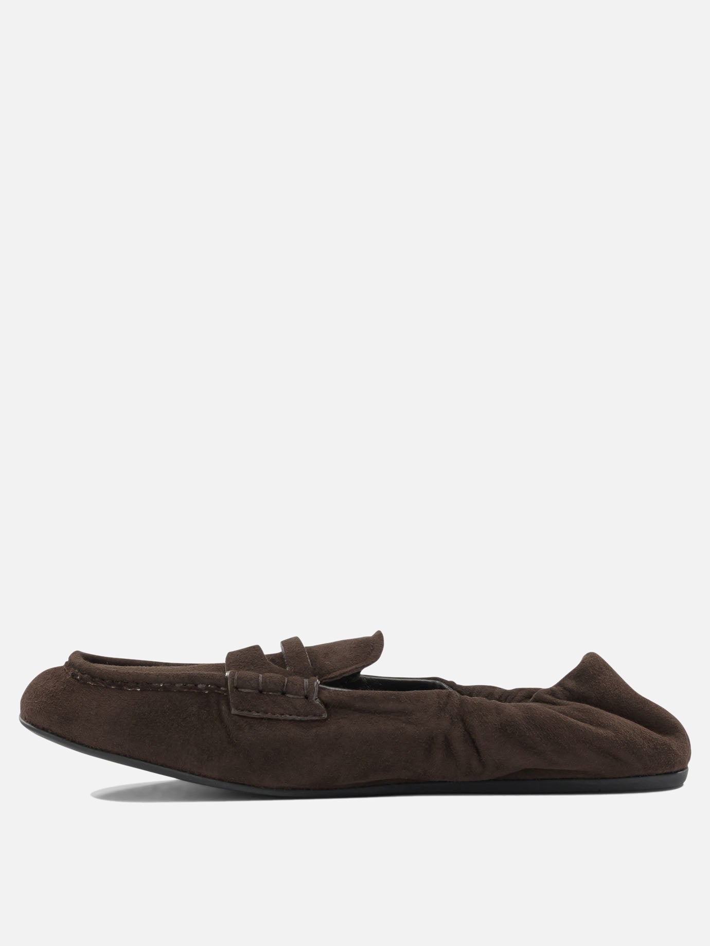 Loafers 100% lamb leather - 100% rubber  Brown - Miu Miu Women | PDP | VIETTI Online Store | thumbnail_3