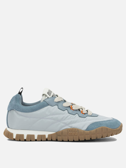 Miu Miu "Tyre" low sneakers Light blue


