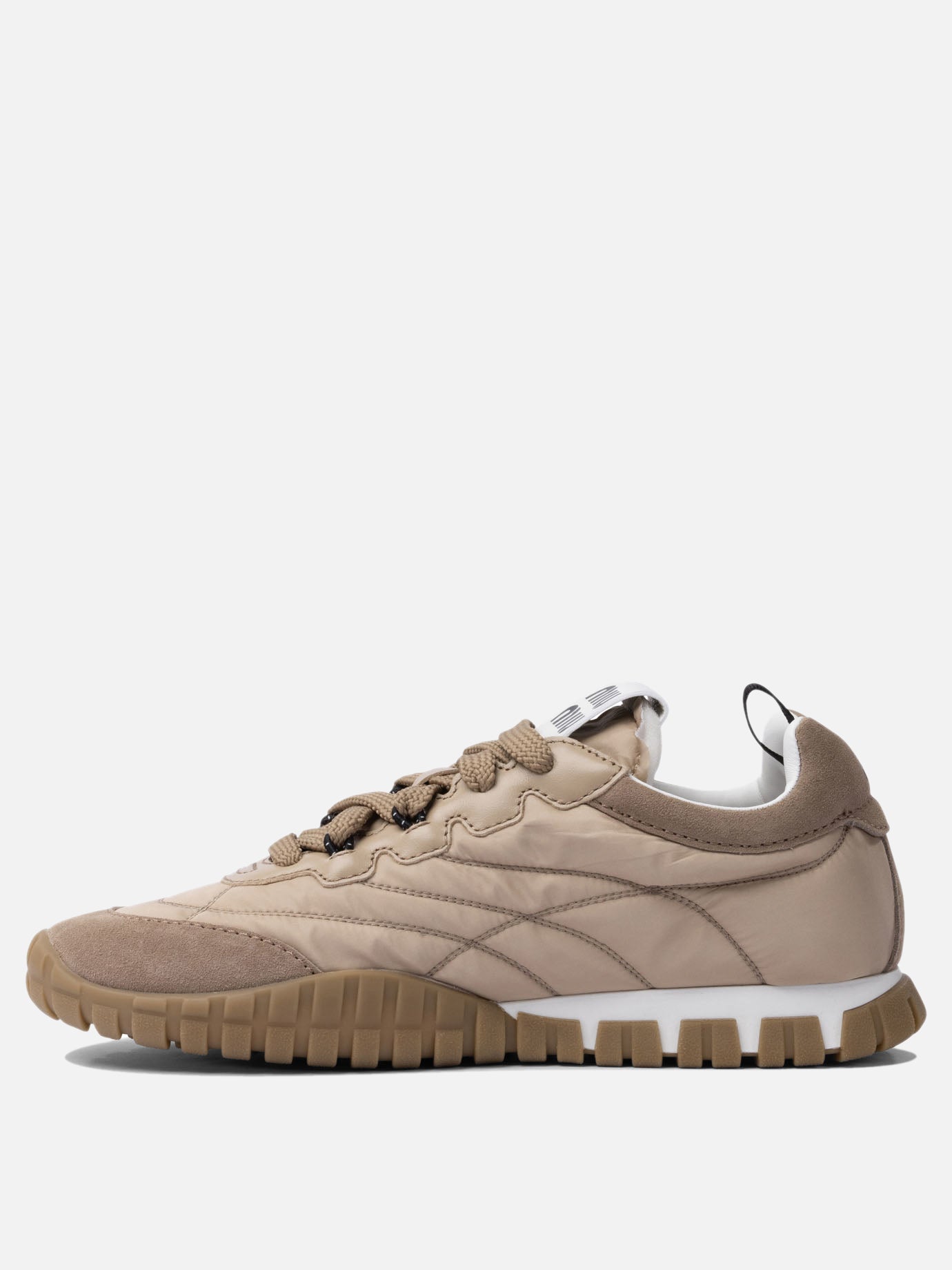 Low top sneakers 100% recycled polyamide - 100% rubber  Pink - Miu Miu Women | PDP | VIETTI Online Store | Zoom-Modal_3
