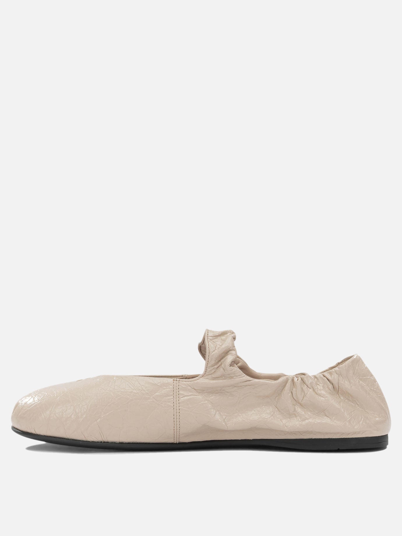 Classic ballet flats 100% lamb leather - 100% rubber  Pink - Miu Miu Women | PDP | VIETTI Online Store | thumbnail_3