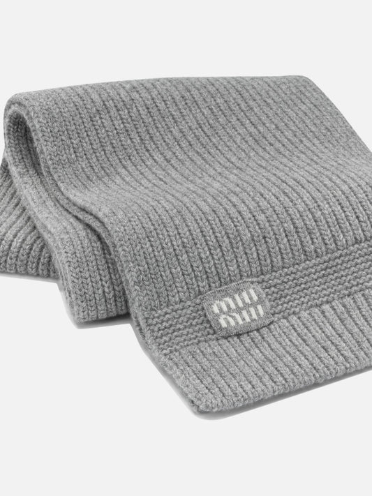 Sciarpe classiche 5FS048  Grigio - Miu Miu Donna | PDP | VIETTI Online Store | 2
