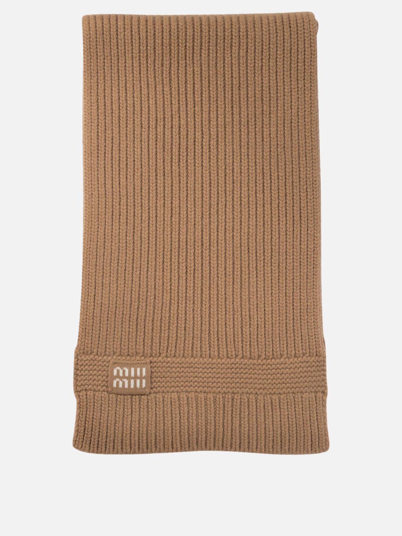 Classic scarves 5FS048  Brown - Miu Miu Women | PDP | VIETTI Online Store | thumbnail