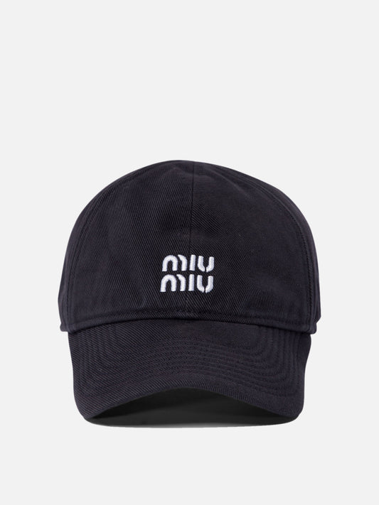 Baseball caps Logo  Blue - Miu Miu Women | PLP | VIETTI Online Store 
