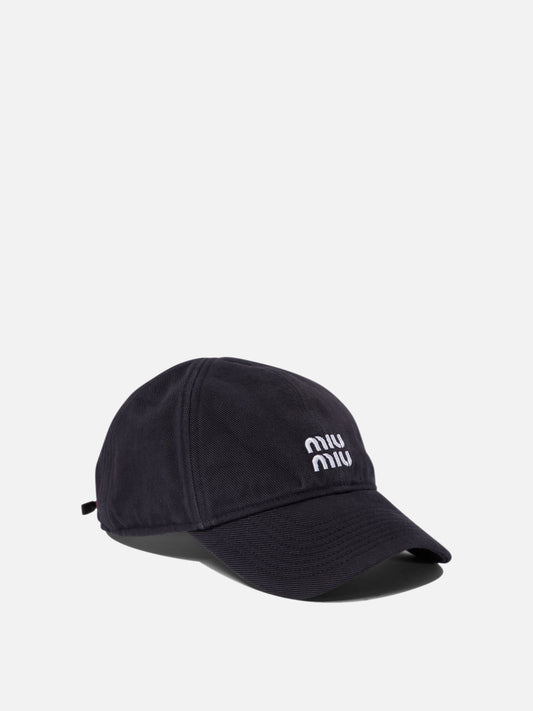 Baseball caps Logo  Blue - Miu Miu Women | PLP | VIETTI Online Store | 2
