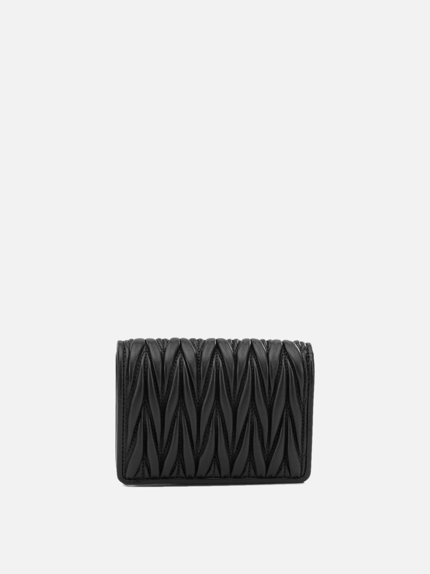Portafogli 100% lamb leather  Nero - Miu Miu Donna | PDP | VIETTI Online Store | Zoom-Modal_3
