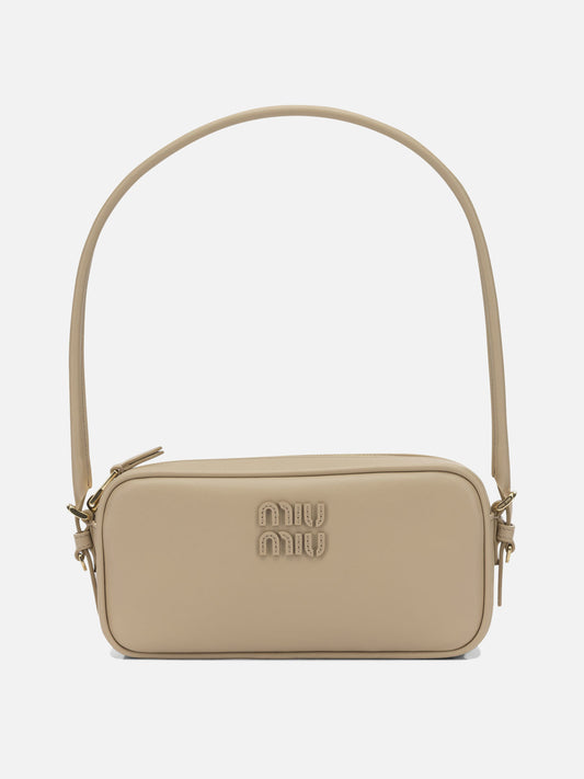 Small bags 100% calf leather - Lining: 100% cotton  Beige - Miu Miu Women | PDP | VIETTI Online Store 
