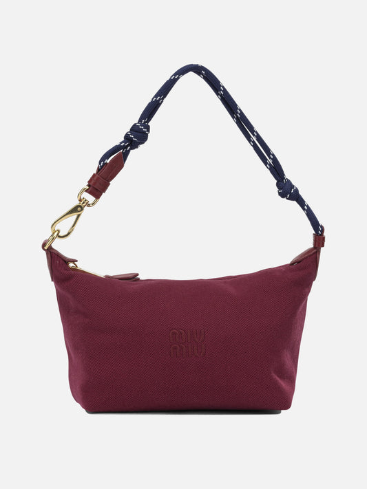 Small bags 100% cotton  Bordeaux - Miu Miu Women | PDP | VIETTI Online Store 
