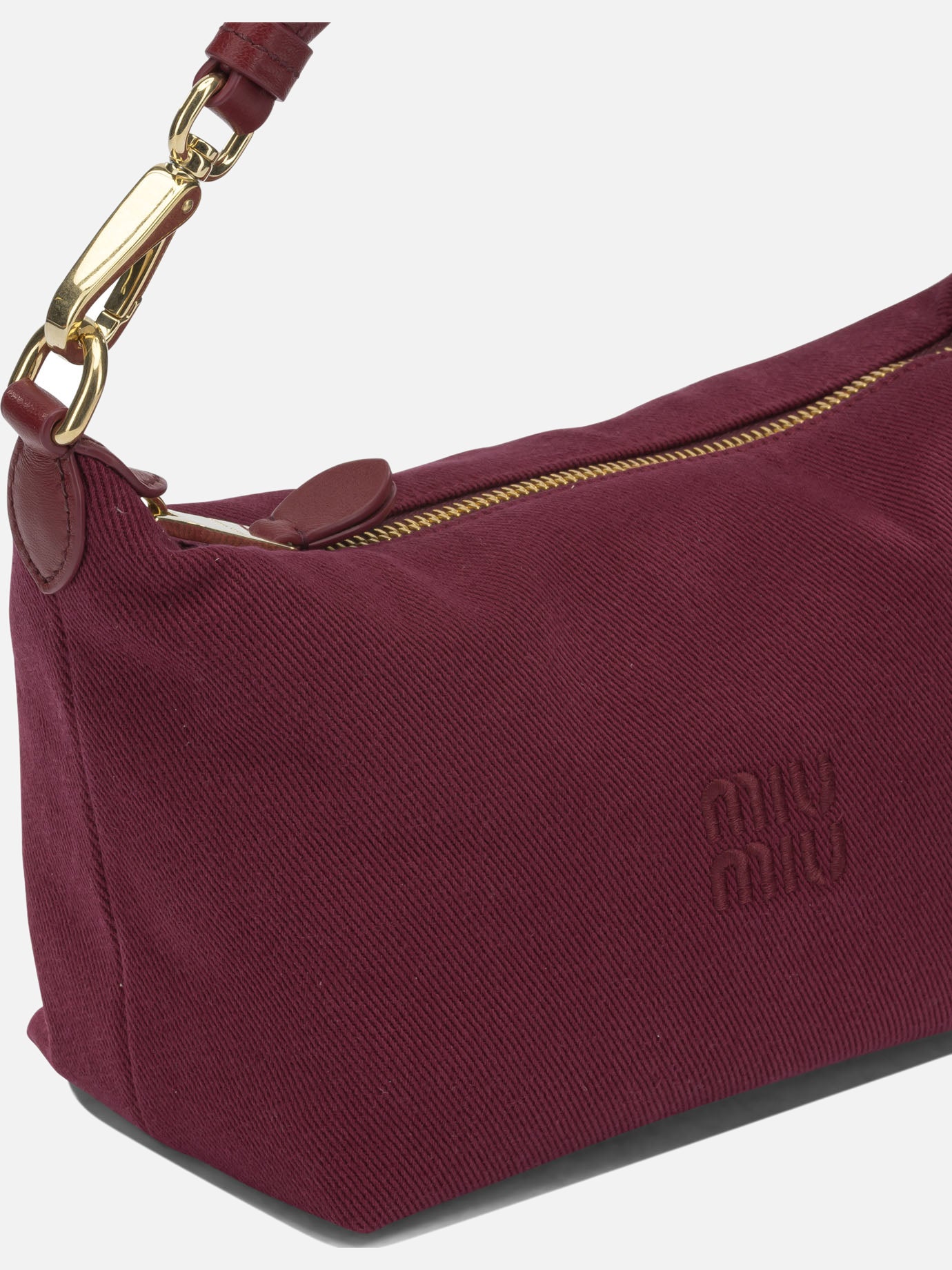 Small bags 100% cotton  Bordeaux - Miu Miu Women | PDP | VIETTI Online Store | thumbnail_4