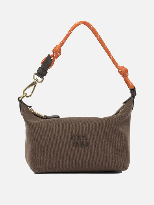 Small bags 100% cotton  Brown - Miu Miu Women | PDP | VIETTI Online Store 

