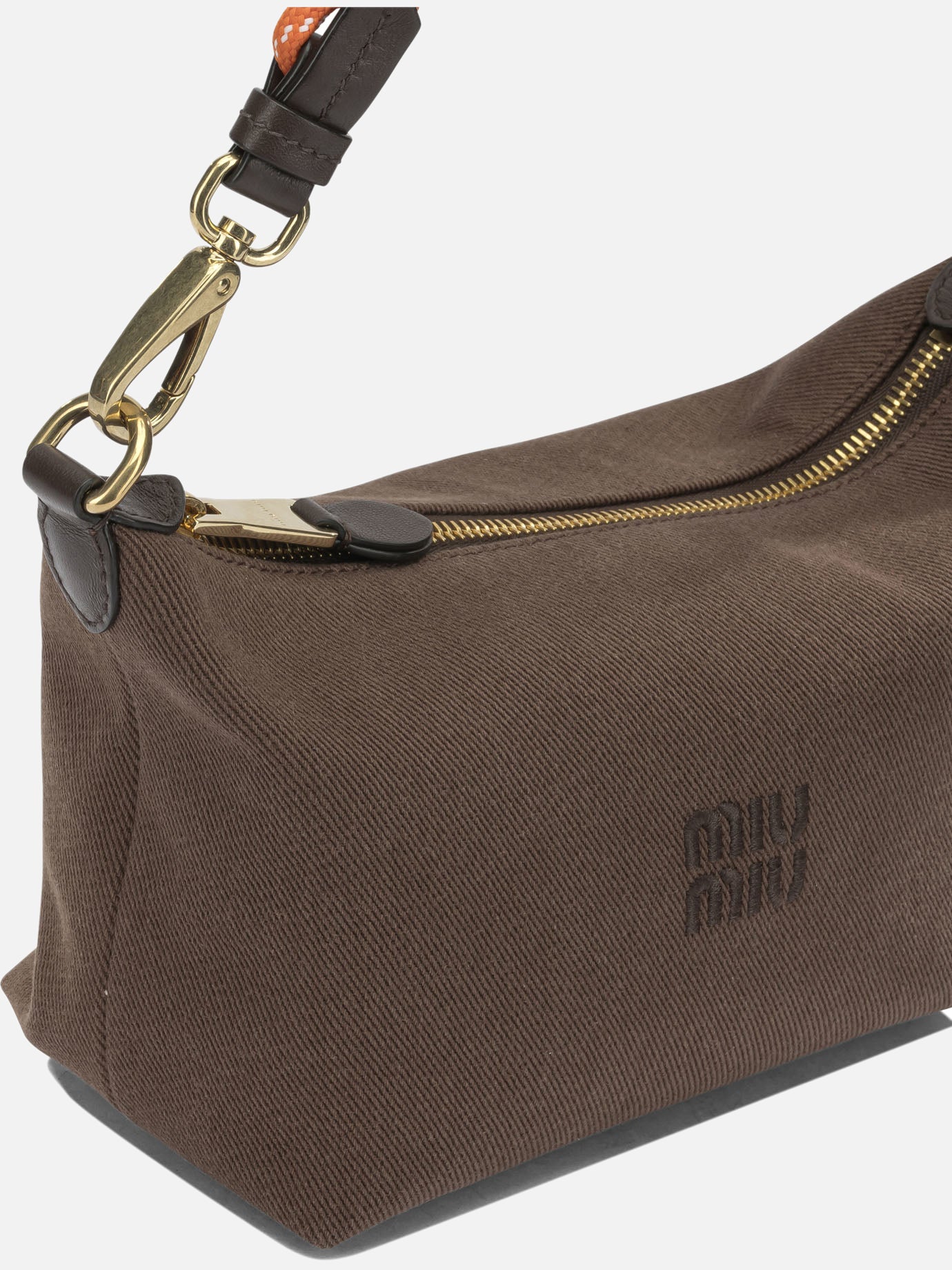 Small bags 100% cotton  Brown - Miu Miu Women | PDP | VIETTI Online Store | thumbnail_4