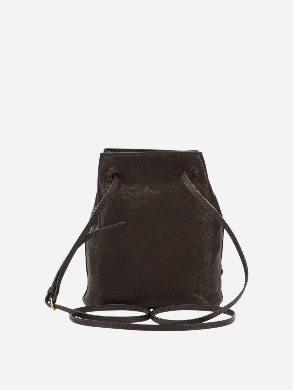 Miu Miu Nappa leather mini shoulder bag Brown