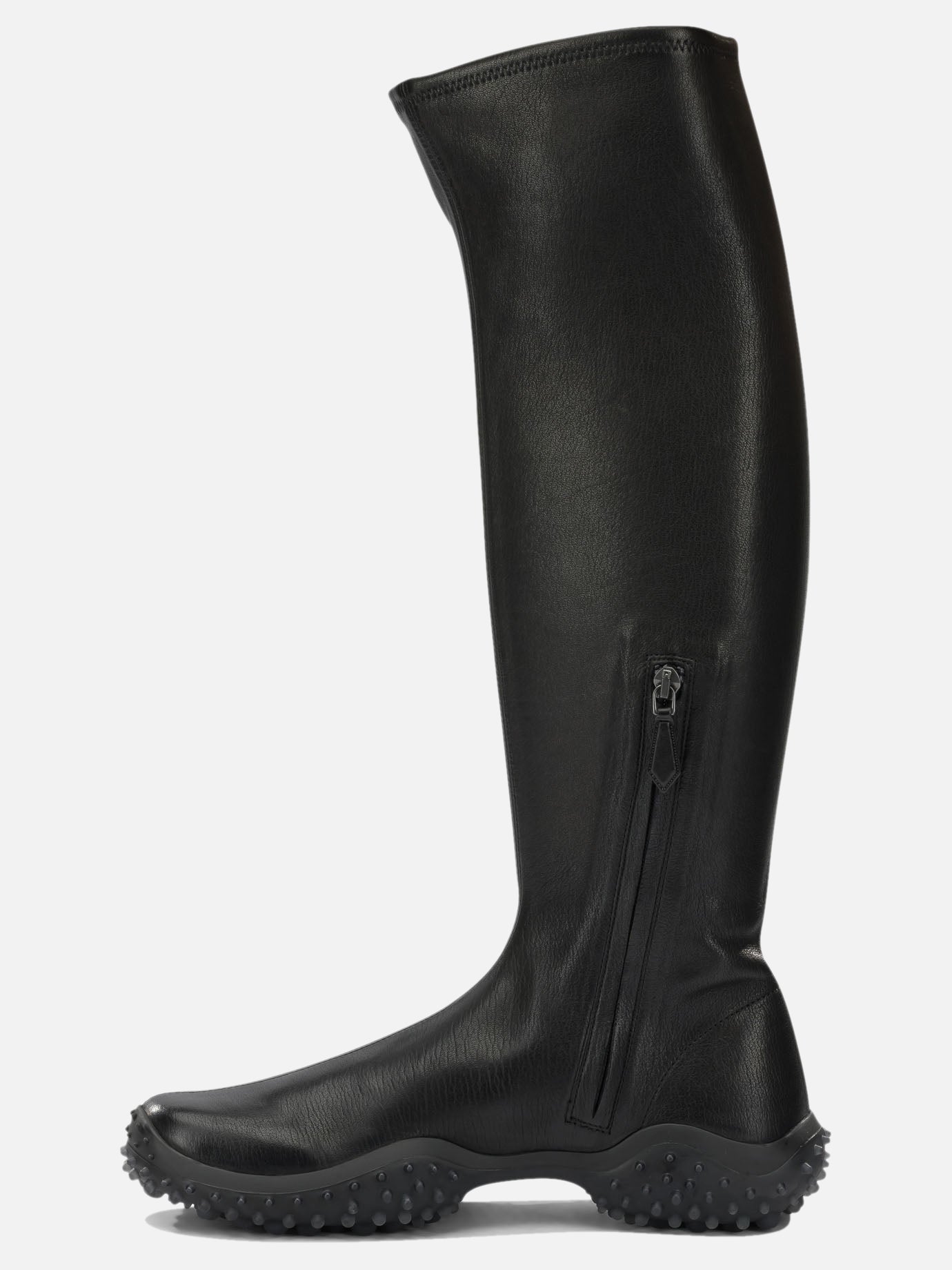 Knee-high 100% lamb leather - 100% rubber  Black - Miu Miu Women | PDP | VIETTI Online Store | Zoom-Modal_3
